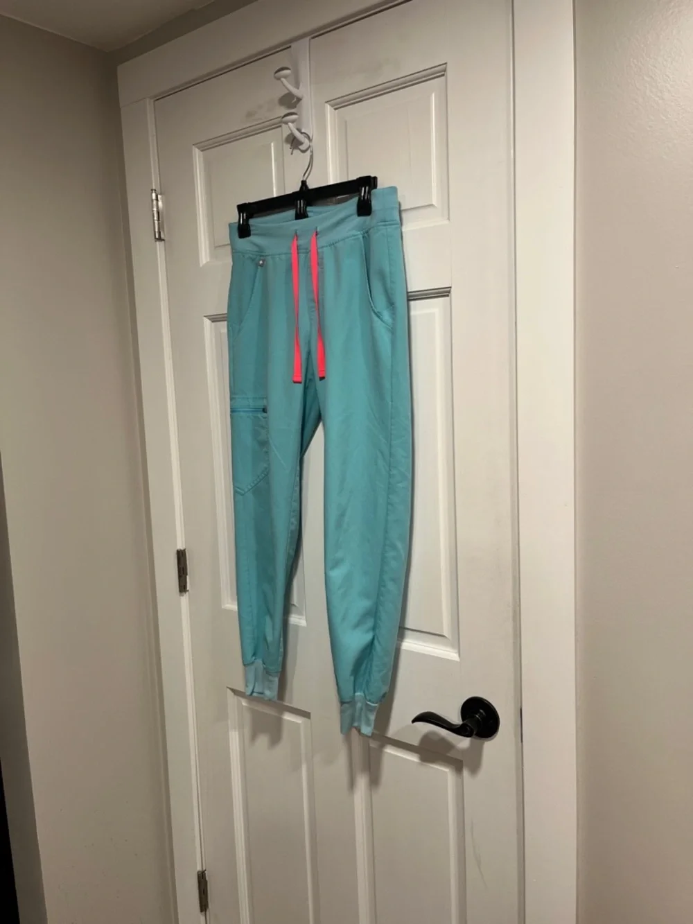 Figs Zamora Jogger Scrub Pants in Neon Blue Color Size XS/P